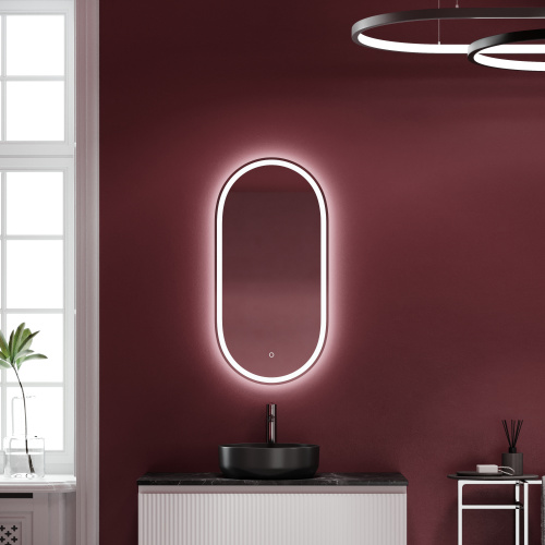 Зеркало в ванную Sancos Oval OV45F 45х90 - фото 2